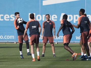 El Barça prepara la final contra el Sevilla