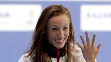 EMOCIONADA. Jessica Vall, la sorpresa del Mundial para España.