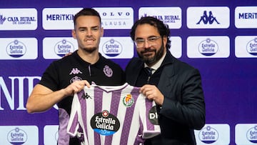 08/01/26 REAL VALLADOLID ACTO DE PRESENTACION DE RAMON MARTINEZ COMO NUEVO JUGADOR