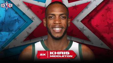 Khris Mddleton (Milwaukee Bucks) (20+6+4).