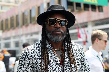 Chris Gayle durante el Gran Premio de M車naco de la F車rmula 1.