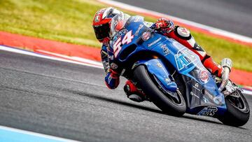 Mattia Pasini en Argentina.