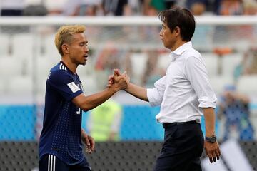 Akira Nishino y Yuto Nagatomo.