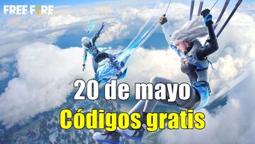 C車digos Free Fire de hoy 20 de mayo de 2022; todas las recompensas gratis