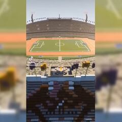¡Impresionante! Recrearon el Estadio de C.U. en Minecraft