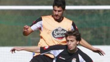 <b>MÁS CERCA. </b>Javito puede debutar en breve con el Deportivo.