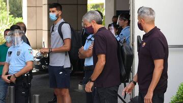 El Barça se va en silencio de Lisboa