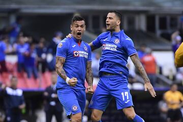 Con unos Rayos que dejaron ir la mínima ventaja en el Estadio Azteca, los futbolistas de Cruz Azul dieron la cara y le dieron la vuelta al partido con goles de Milton Caraglio y Edgar Méndez. A pesar del resultado, hubo discusiones entre el español Méndez y Pablo Aguilar al medio tiempo.