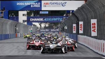 Salida del E-Prix de Sao Paulo 2024.