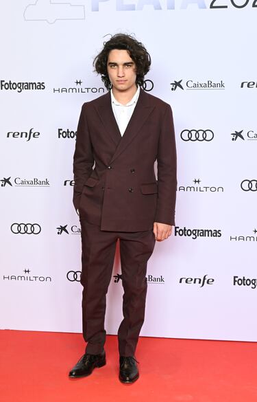 Nicolás Martos durante la 76º edición de los premios Fotogramas.