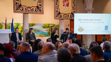Alba Redondo medalla honor Diputación de Albacete