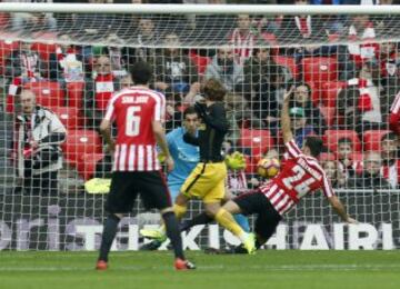 Koke marca el 0-1.