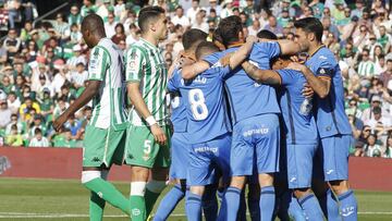 Betis 1 - Getafe 2: goles, resumen y resultado del partido