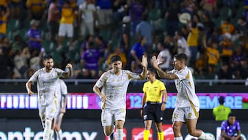 during the 6th round match between Mazatlan FC and Tigres UANL as part of the Liga BBVA MX, Torneo Apertura 2025 at El Encanto Stadium, on August 23, 2025 in Mazatlan, Sinaloa, Mexico.