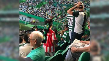 Fenómeno Joao Felix: fans del Sporting lucen el 7 del Atleti