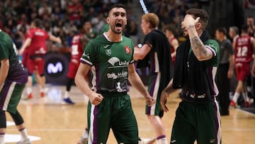 Jaime Fernández durante un partido de la Liga ACB con el Unicaja