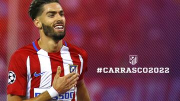 Oficial: Carrasco renueva hasta 2022 y su cláusula sube a 100M€