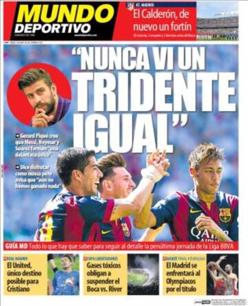 Portadas de la prensa deportiva