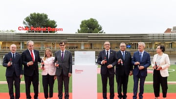 Messi, Guardiola e Iniesta ‘estrenan’ el nuevo hogar de la Damm