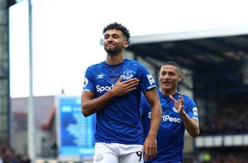 Dominic Calvert-Lewin se convirtió en revelación del Everton. El delantero de 23 años anotó 13 goles y fue uno de los goleadores del equipo