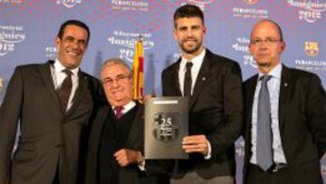 Piqué: "Doy las gracias a mi abuelo, sin él no estaría aquí"