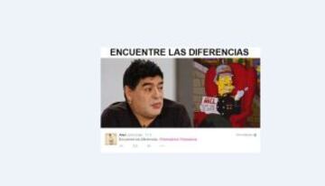 Los 'memes' que se burlan de Maradona