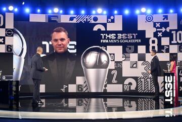 Manuel Neuer, jugador del Bayern de Munich, mejor guardameta masculino 2020.