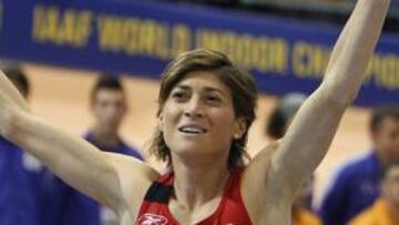 <b>INFILTRADA.</b> La corredora vallisoletana tuvo que correr infiltrada en los últimos Campeonatos de España y si bien no le ha impedido disputar el Mundial de Valencia y quedar cuarta no le deja tratar correctamente de su lesión de fascitis plantar.