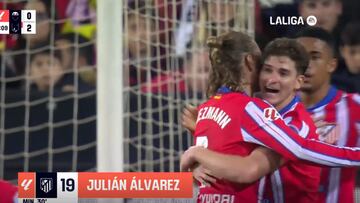 La Araña está a nivel súper élite mundial: el 0-2 de Julián Álvarez es poesía