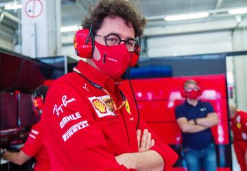 Mattia Binotto, jefe de Ferrari.