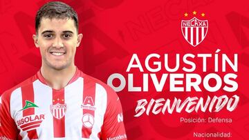 Agustín Oliveros, nuevo jugador del Necaxa