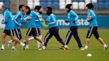 El Madrid volvió al trabajo tras la gesta de Old Trafford.