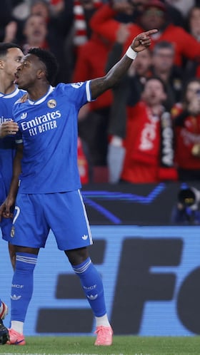 Vinicius denuncia un posible insulto racista de Prestianni al colegiado francés, François Letexier.