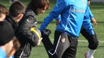 Capdevila, jugador del Espanyol