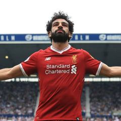 Salah iguala el récord de goles en Premier League (31)