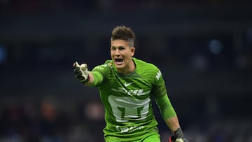 Carlos Sebastian Sosa of Pumas during the game Cruz Azul vs Pumas UNAM, corresponding to Round 11 of the Torneo Clausura 2023 of the Liga BBVA MX, at Azteca Stadium, on March 11, 2023.
<br><br>
Carlos Sebastian Sosa de Pumas durante el partido Cruz Azul vs Pumas UNAM, Correspondiente a la Jornada 11 del Torneo Clausura 2023 de la Liga BBVA MX, en el Estadio Azteca, el 11 de Marzo de 2023.