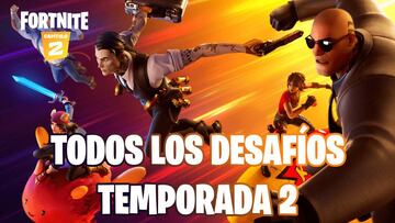 Fortnite: guía de todos los desafíos de la Temporada 2