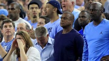 Ahmad Rashad y Michael Jordan.