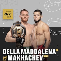 ¡Es oficial! Makhachev peleará por el título del wélter con Della Maddalena