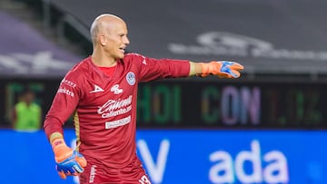 Sebastián Sosa durante un partido con Mazatlán.