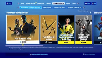 El Pack de Agente Doble y el Pack de Pico de SOMBRA est&aacute;n disponibles en la secci&oacute;n &quot;Ofertas de tiempo limitado&quot; de la tienda de paVos