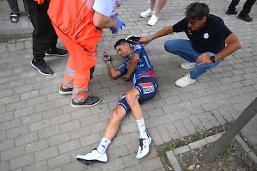 Caída de Mikel Landa