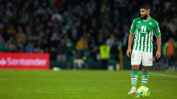 Fekir, durante el derbi del domingo.