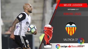 Simone Zaza, mejor jugador de septiembre de LaLiga