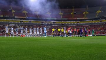 General View during the game Atlas vs Pachuca, corresponding to Round 15 of the Torneo Apertura 2023 of the Liga BBVA MX, at Jalisco Stadium, on November 01, 2023.
<br><br>
Vista General durante el partido Atlas vs Pachuca, correspondiente a la Jornada 15 del Torneo Apertura 2023 de la Liga BBVA MX, en el Estadio Jalisco, el 01 de Noviembre de 2023.
