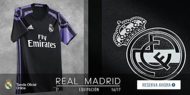 El Real Madrid dio a conocer su nueva tercera equipación