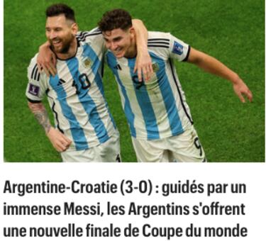 “Messi inspira a su nación”