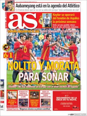 Portadas de la prensa mundial