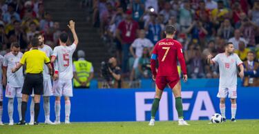 El luso ratificó que es uno de los mejores del mundo (sino es que el mejor) con su triplete, siendo que el tercero lo hizo de tiro libre. 