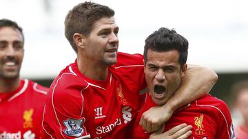 Gerrard y Coutinho. 